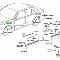 Деталь toyota 7587250040