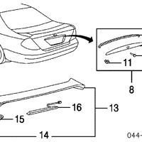 Деталь toyota 7608533090