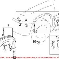 Деталь toyota 7662239395