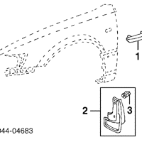 Деталь toyota 7662239405