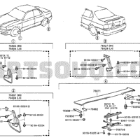 Деталь toyota 7662539435