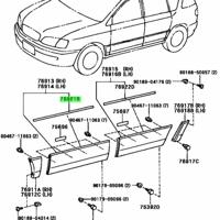 Деталь toyota 7692144010