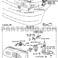 Деталь toyota 8111028370