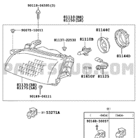 Деталь toyota 8113021040