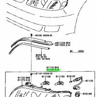 Деталь toyota 8116030890