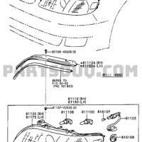 Деталь toyota 8117030895