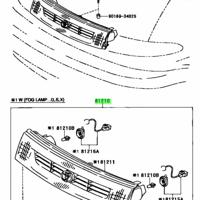 Деталь toyota 8121028040