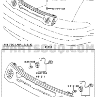 Деталь toyota 8121128020