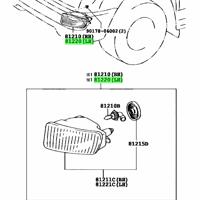 Деталь toyota 8122060030