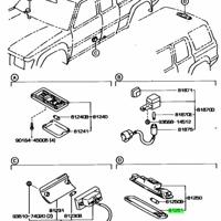 Деталь toyota 8125189102