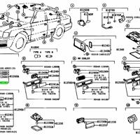 Деталь toyota 8126150070