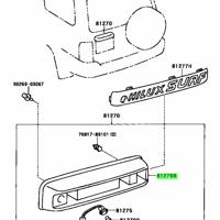 Деталь toyota 8127635100