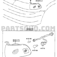 Деталь toyota 8151028100