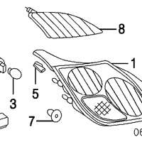 Деталь toyota 8156124080