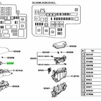 Деталь toyota 8263148020