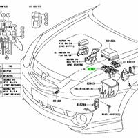 Деталь toyota 8274163010