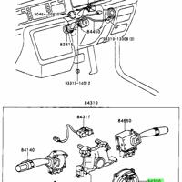 Деталь toyota 8430650120