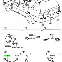 Деталь toyota 8934144020