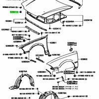 Деталь toyota 9054115016