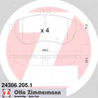 Деталь zimmermann 243062051